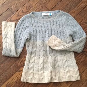 Sparrow Wool Ombré Sweater Blue Oatmeal sz XS
